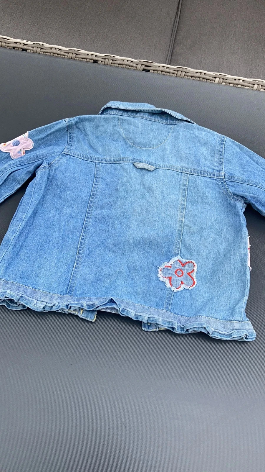Vestido jeans para bebê menina tamanho 2 anos 24 meses guarda-roupa infantil – photo 6